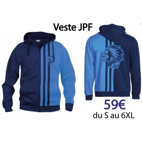 Veste  à capuche zippée JPF